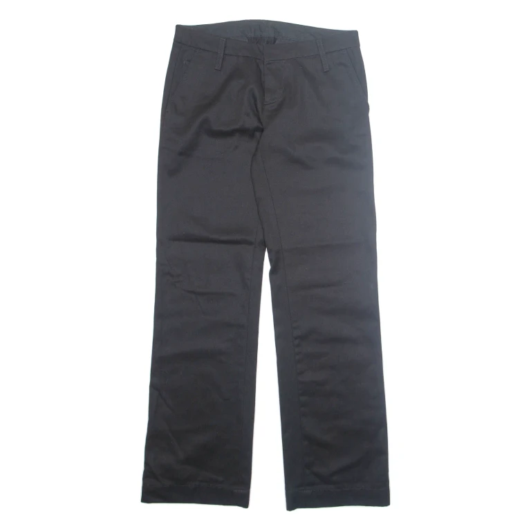 CARHARTT Chino Womens Trousers Black Regular Bootcut W27 L32
