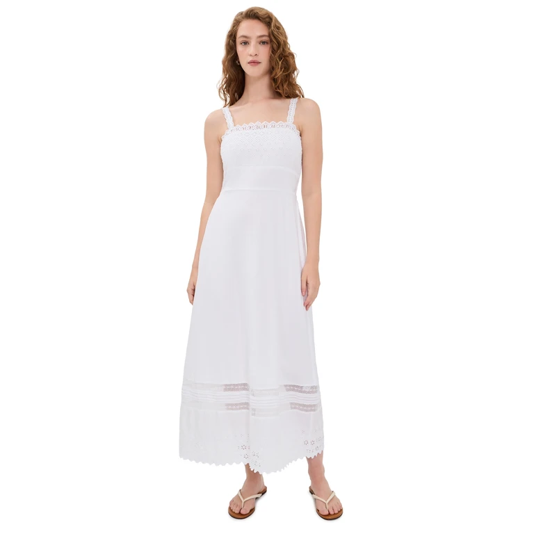 Splendid Avery Maxi Dress White XS