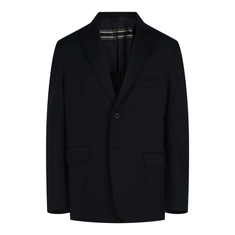 Single-Breasted Jersey Blazer