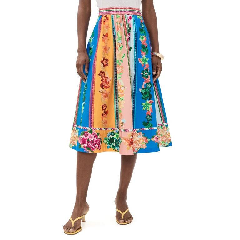 SALONI Pia Skirt Bellis Rainbow Plmt 8