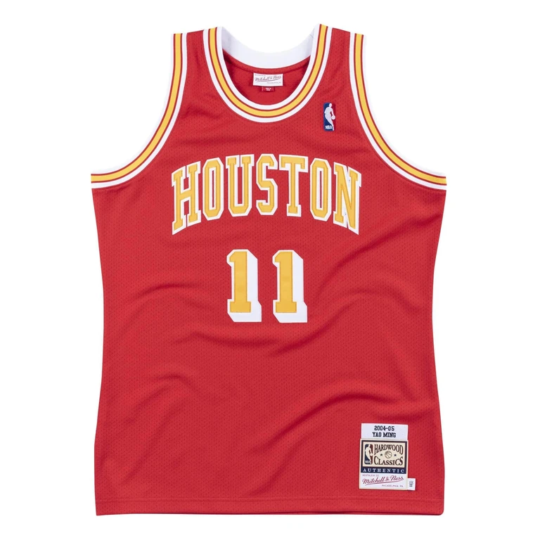 Men's NBA Authentic Jersey 2004 Houston Rockets Yao Ming