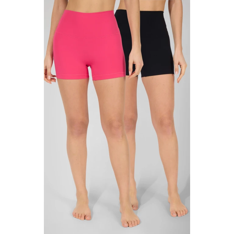 Lux 3 1/2" No Front Seam Bike Short 2 PK