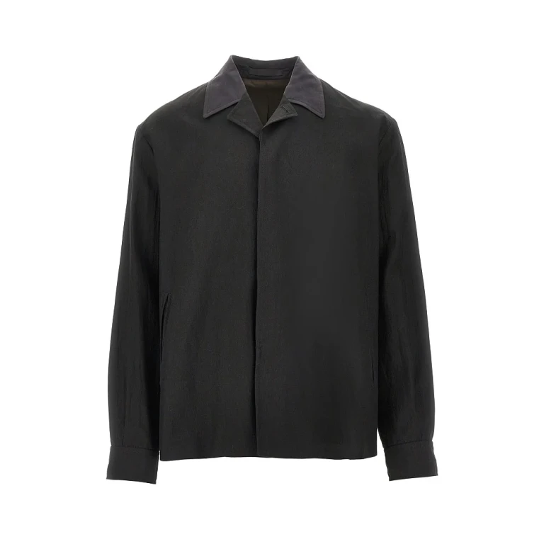 OUR LEGACY Linen-blend 'Pack' jacket Man 48