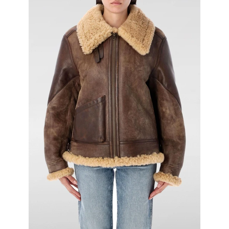 Fur Coat Woman color Leather (290P01994001)