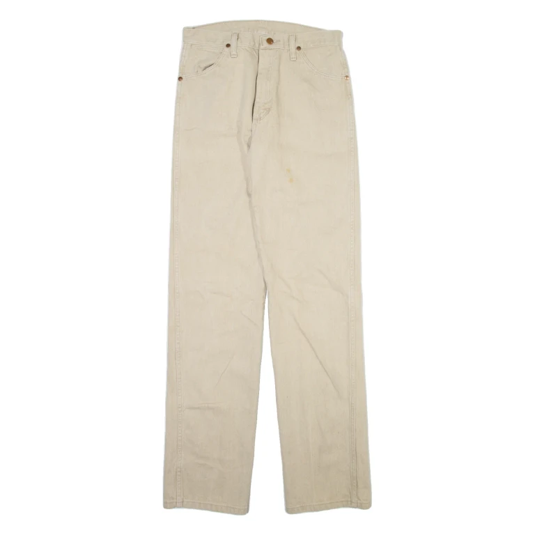 WRANGLER Mens Jeans Beige Regular Straight W30 L36