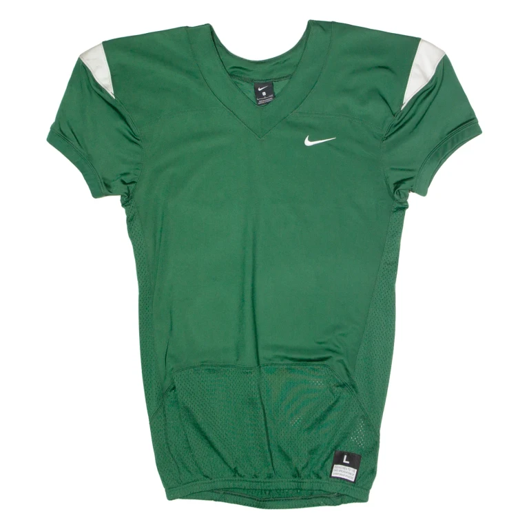 NIKE American Football Mens Jersey Green USA V-Neck L