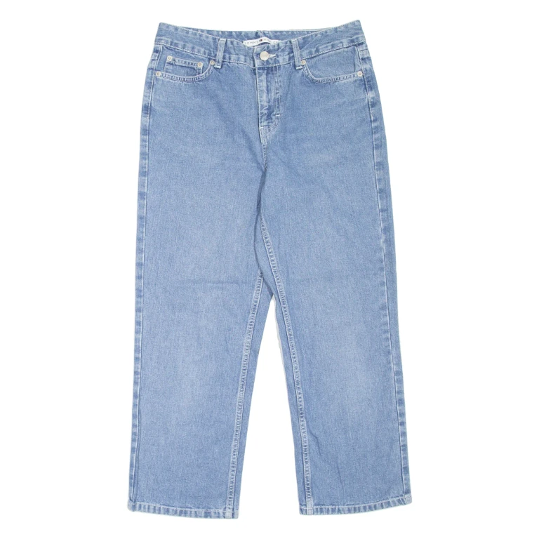 TOMMY HILFIGER Womens Jeans Blue Relaxed Tapered W30 L24