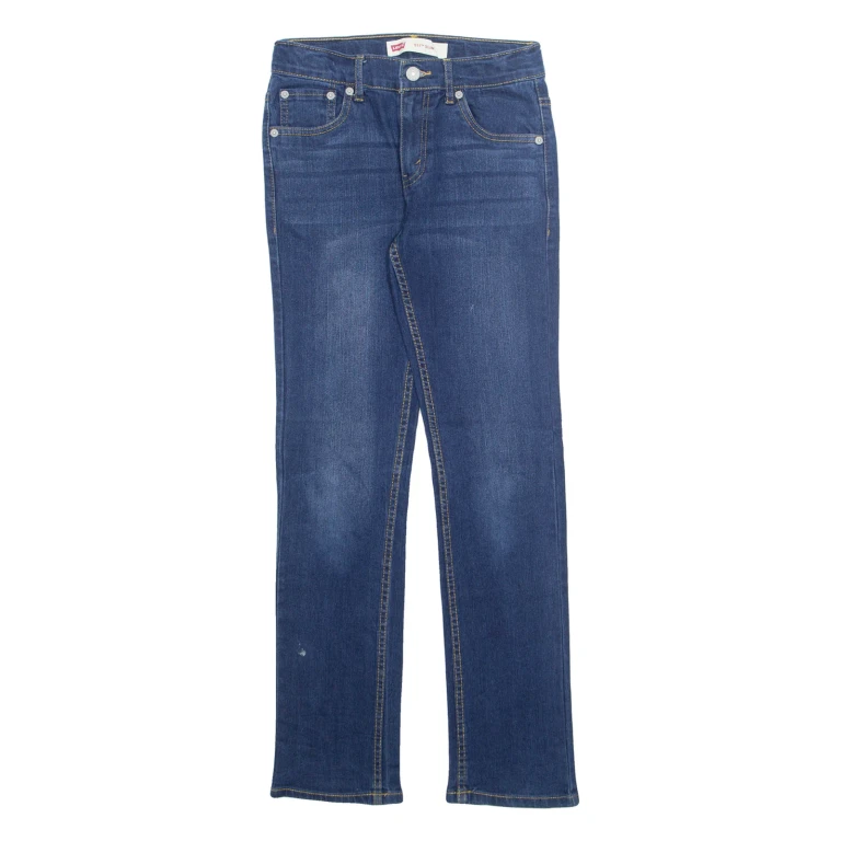 LEVI'S Womens Jeans Blue Regular Tapered Stone Wash W26 L28