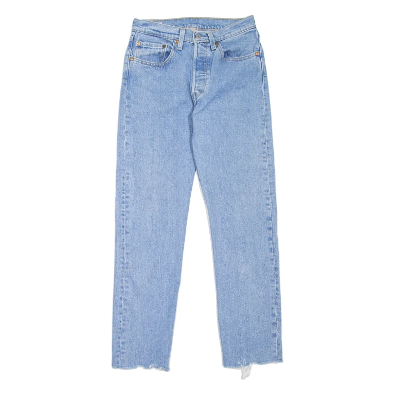 LEVI'S 501 BIG E Jeans Womens Blue Regular Straight W26 L28