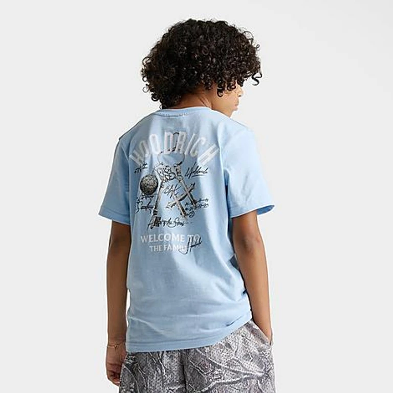 Hoodrich Big Kids Chain T-Shirt in Clear Sky Size: Small