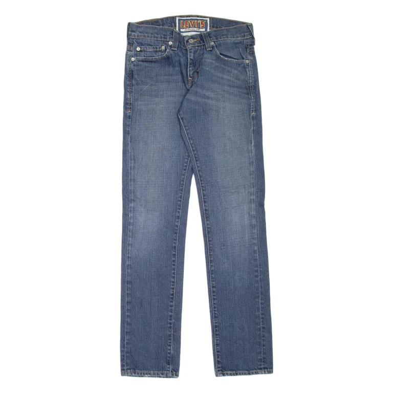 LEVI'S 511 Jeans Mens Blue Skinny Straight Stone Wash W29 L32
