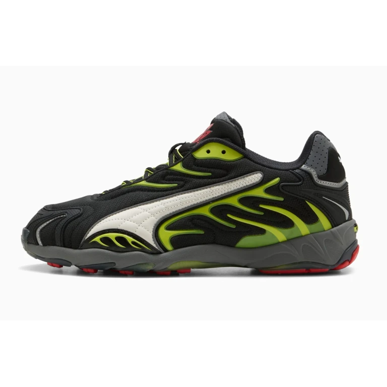 Men's Inhale 'A$Ap Rocky Black Lime Pow' Sneakers