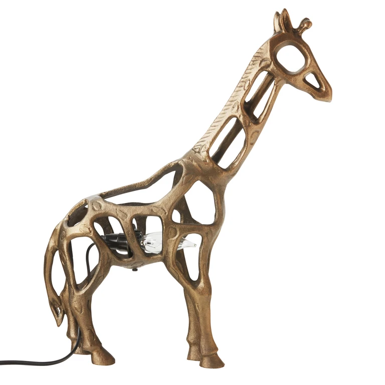 Golden Giraffe Table Lamp