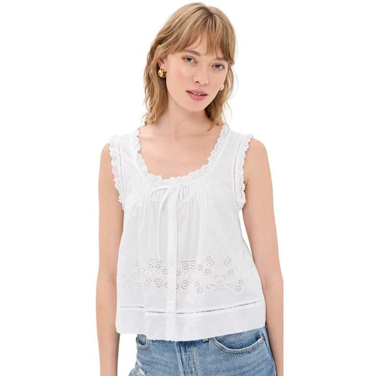Madewell Leah Top White XL