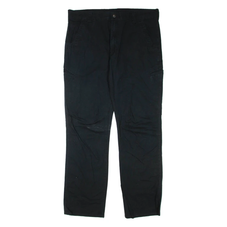 DICKIES Mens Trousers Black Regular Straight W36 L34