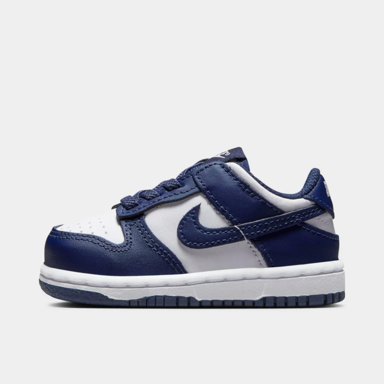 [FB9107-116] TODDLERS NIKE DUNK LOW 'WHITE MIDNIGHT NAVY (TD)'