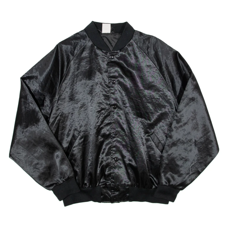 HILTON Womens Bomber Jacket Black Nylon XL