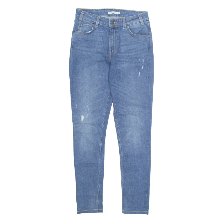 LEVI'S 721 Womens Jeans Blue Regular Skinny Stone Wash W28 L29