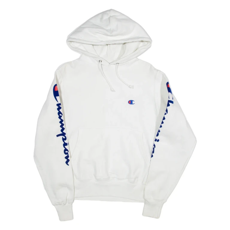 CHAMPION REVERSE WEAVE Womens White Hoodie S