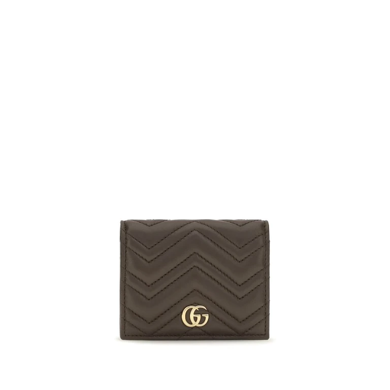 Gucci Brown Lamb Ovis Aries Wallet - Women