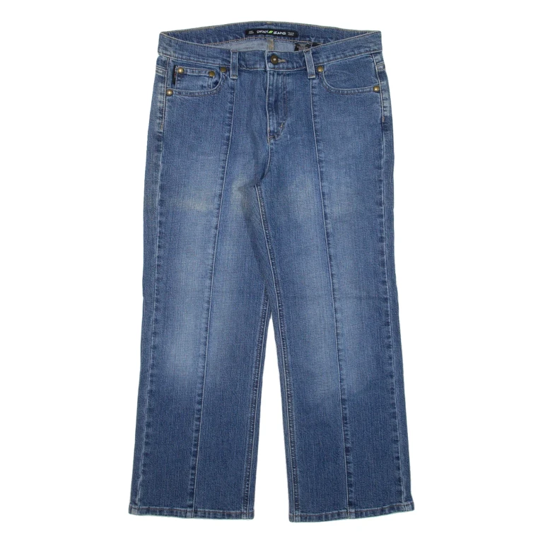 DKNY Womens Jeans Blue Relaxed Straight W32 L24