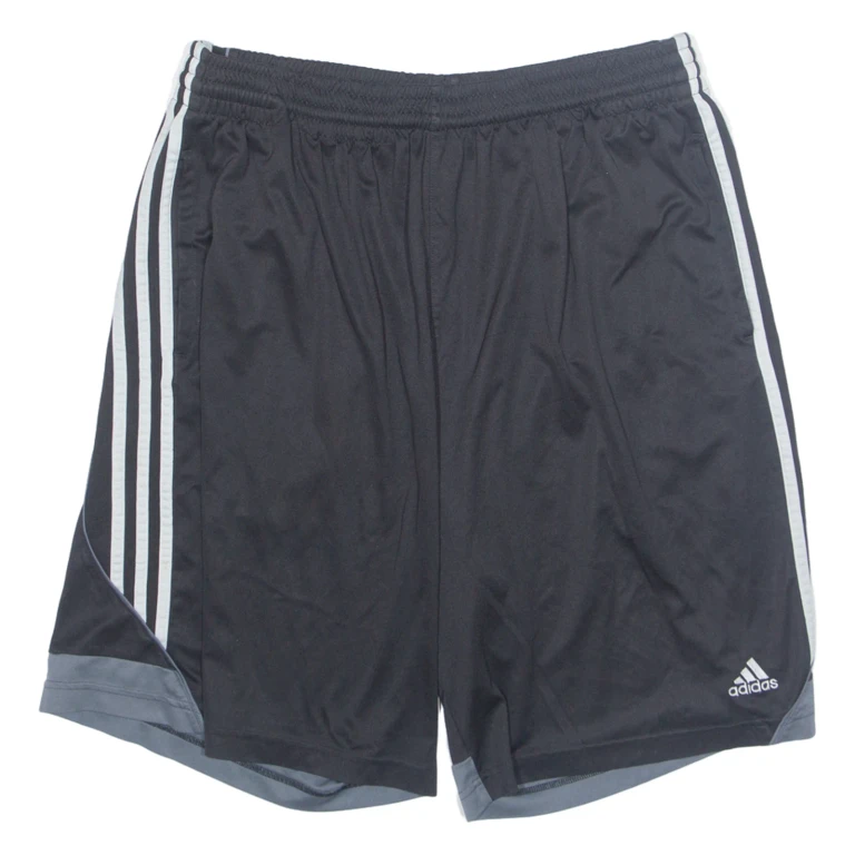 ADIDAS Mens Sports Shorts Black Relaxed XL W32
