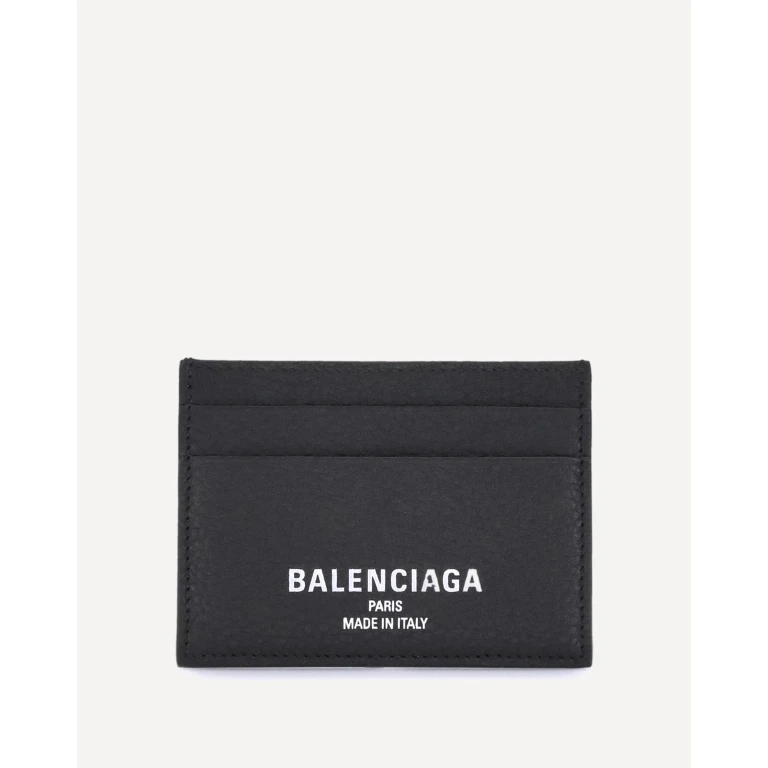Tarjetero de piel Balenciaga
