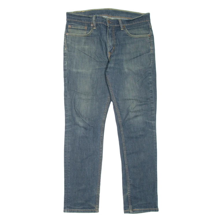LEVI'S 511 Jeans Mens Blue Slim Straight Stone Wash W33 L30