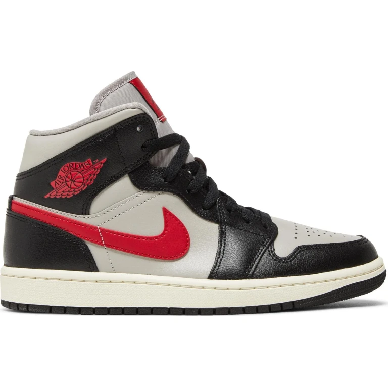 Women's Retro 1 Mid 'Black College Grey' Sneakers