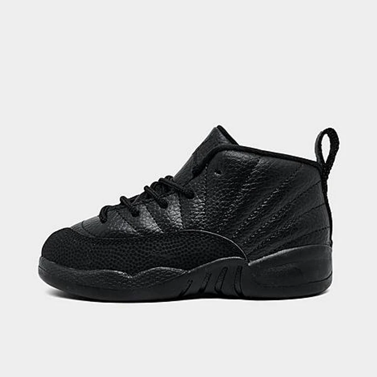 Kids Toddler Air Retro 12 Basketball Shoes in Black/Varsity Red Size: 4.0