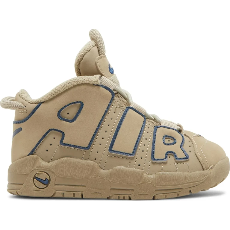 Toddlers Air More Uptempo 'Limestone Valerian Blue Td' Sneakers