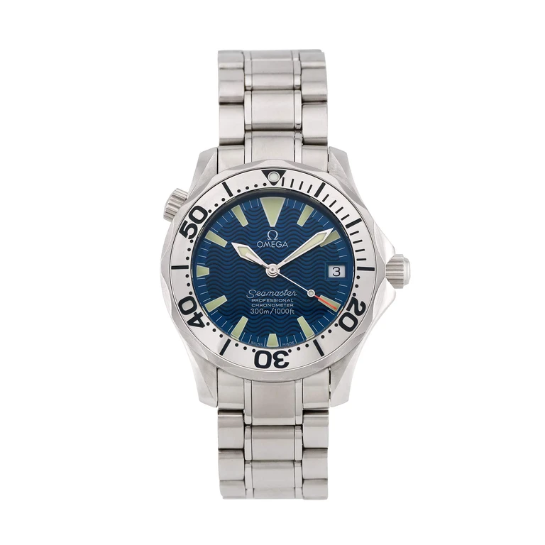 Pre-owned Omega Unisex Seamaster 36.25mm Stainless Steel Wristwatch - 2253.8