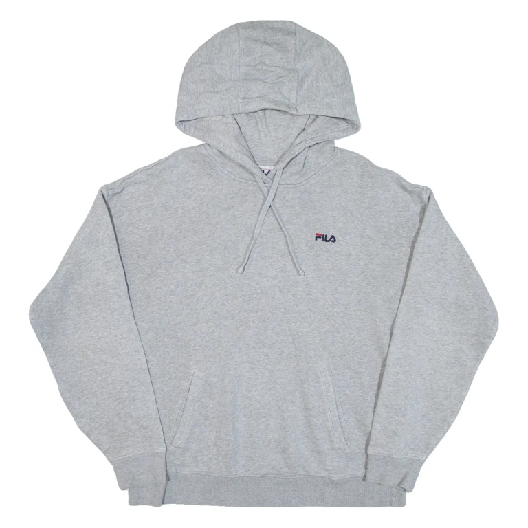 FILA Womens Grey Hoodie L