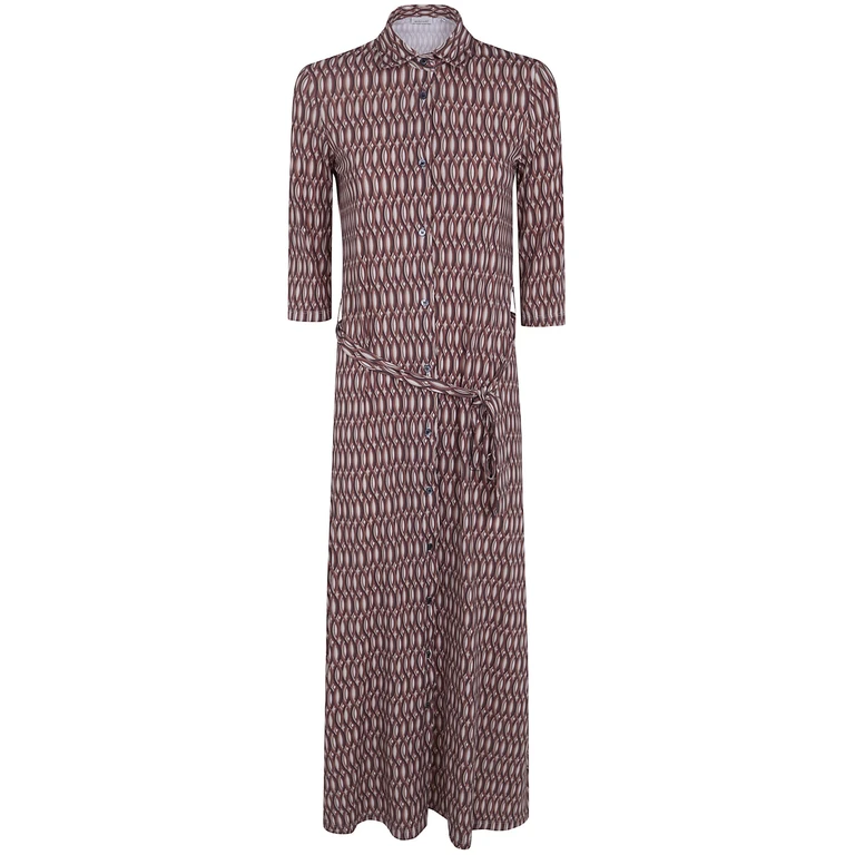 ARCHIVIO67 3/4 Sleeves Chemisier Dress