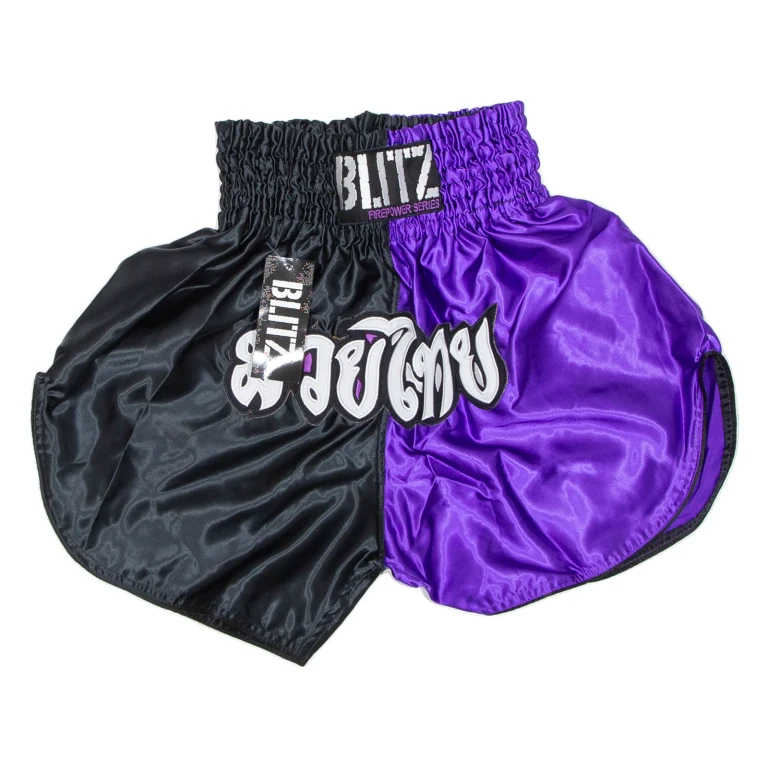 BLITZ Thai Boxing Mens Sports Shorts Red Relaxed XL W22