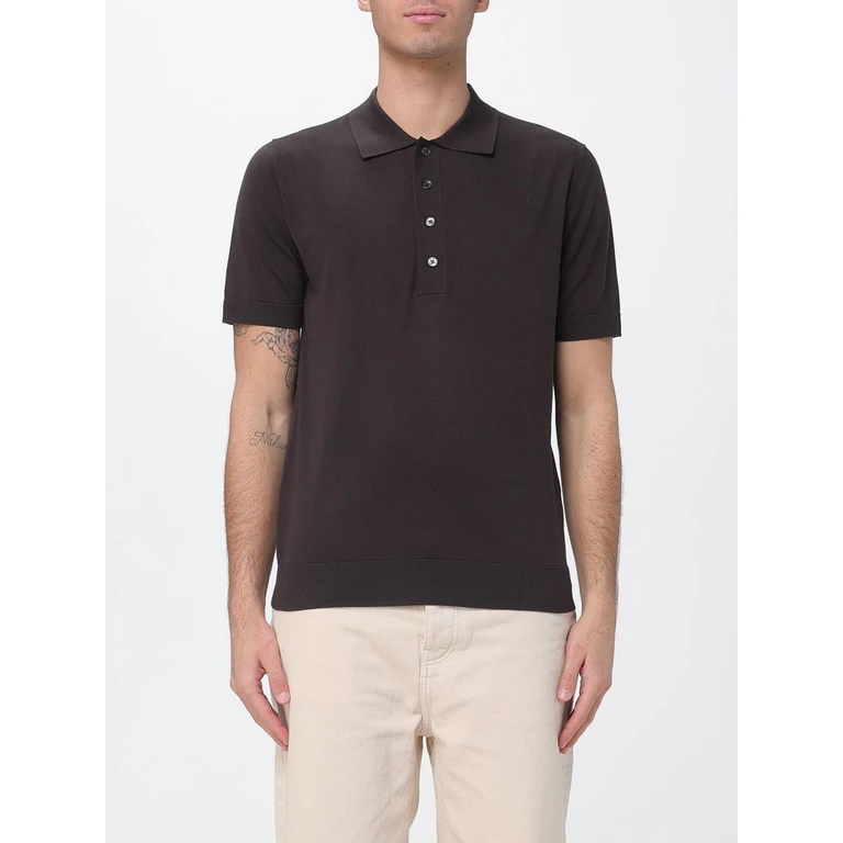 Polo Shirt Men color Brown (A006F2002345)