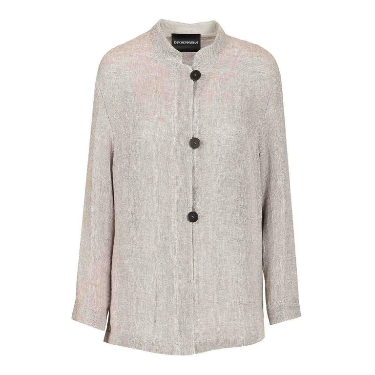 Emporio Armani Chemise - Gris (EW003984TE19538U8157)