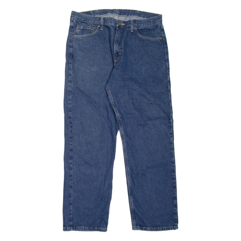 WRANGLER Mens Jeans Blue Relaxed Straight W36 L30