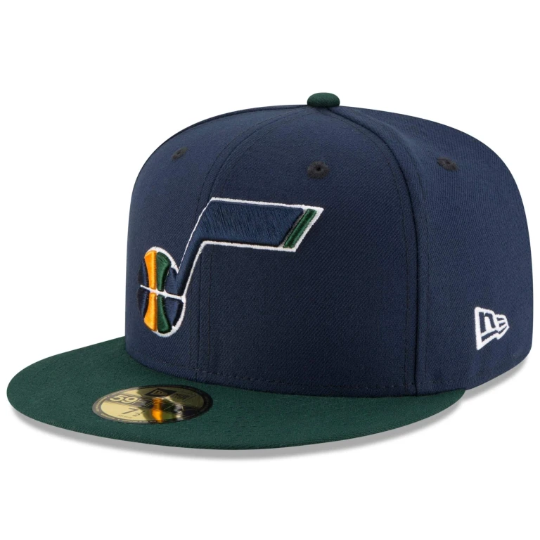 Men's NBA Utah Jazz 5950 2Tone Fitted Navy/Green
