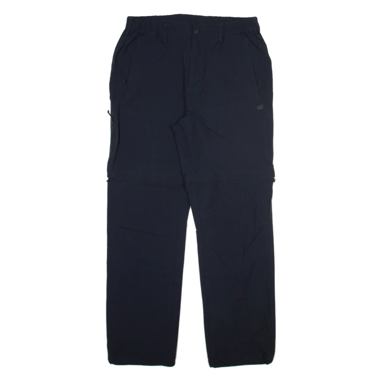 Detachable Legs Mens Trousers Black Regular Straight W31 L30