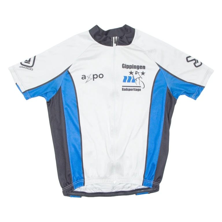 Cycling Mens Jersey Blue 1/2 Zip M