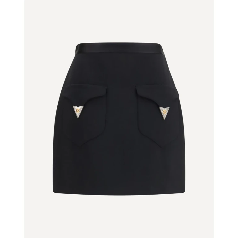 Wool mini Skirt Female 42