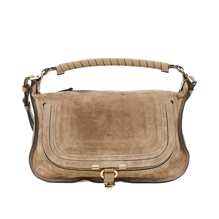 CHLOE' Suede leather small 'Marcieì shoulder bag Woman One Size