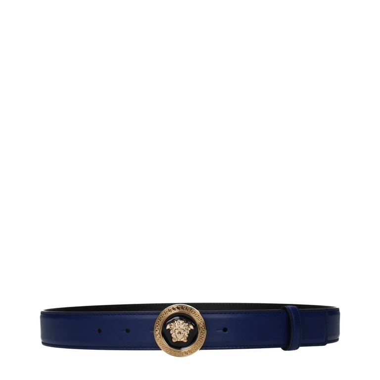 Versace Blue Leather Belt - Women