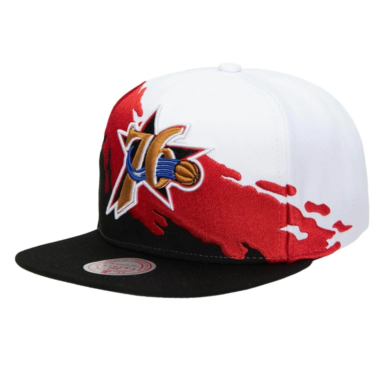 Men's NBA Philadelphia 76Ers Paintbrush Snapback
