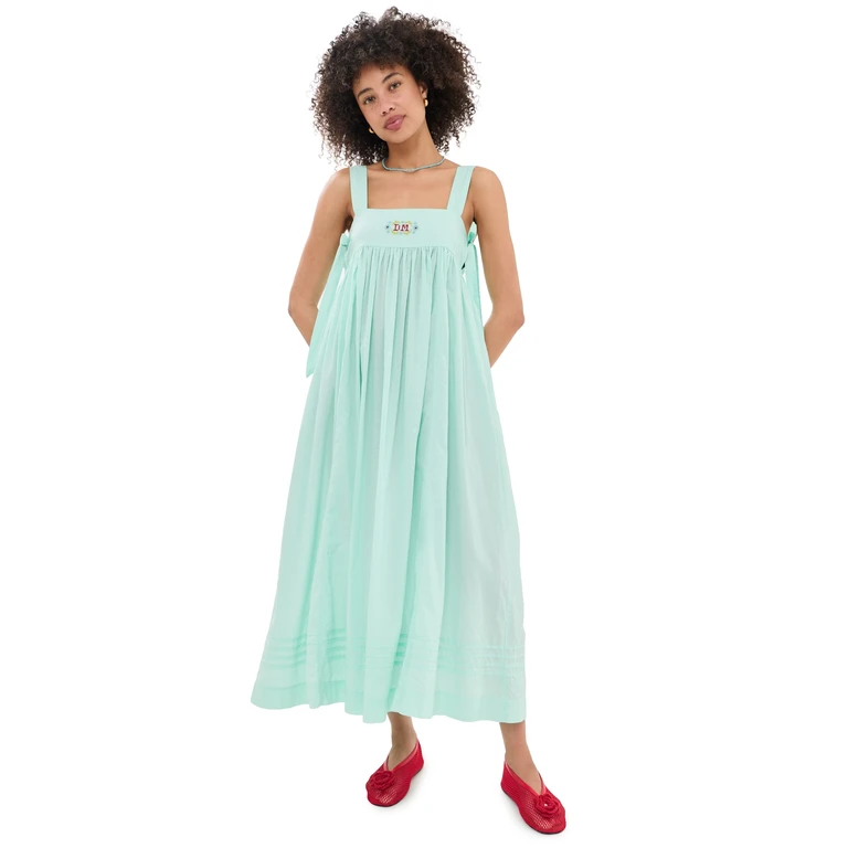 Damson Madder Aspen Midi Night Dress Mint 14
