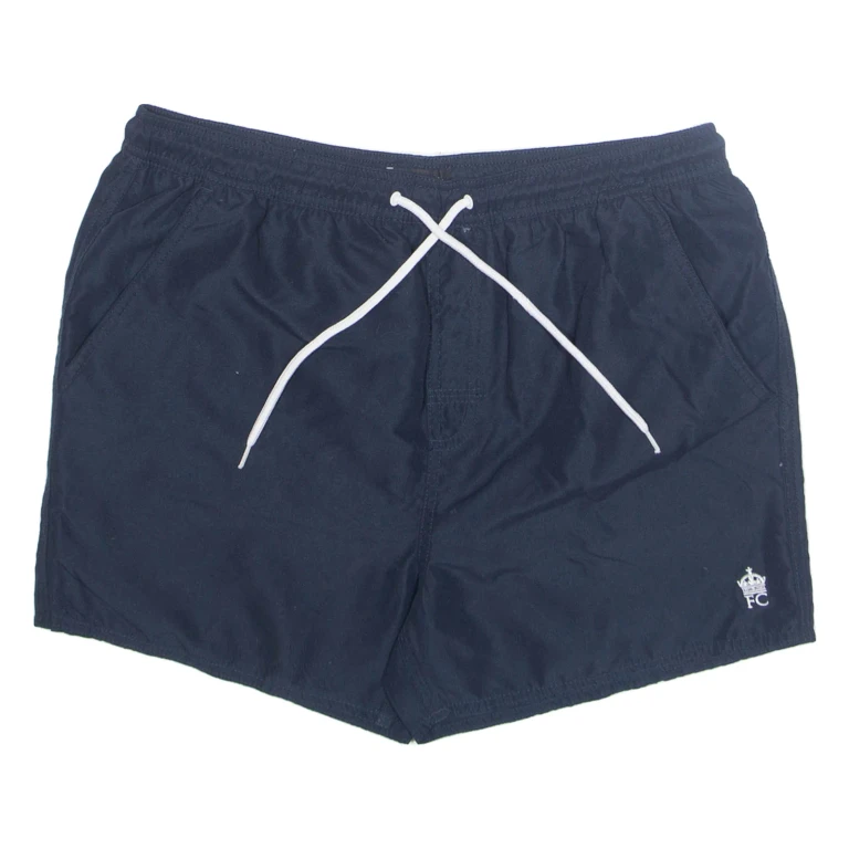 FRENCH CONNECTION Mens Sports Shorts Blue L W32