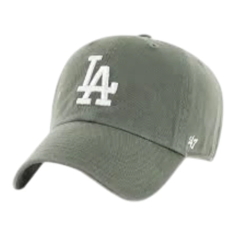 Clean Up Los Angeles Dodgers Strapback Hat - Moss Green Adjustable Cap