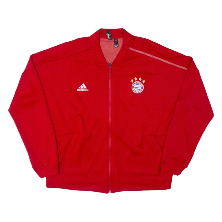 ADIDAS FC Bayern Munchen Mens Track Jacket Red XL