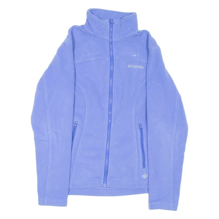 COLUMBIA Interchange Womens Fleece Jacket Purple S